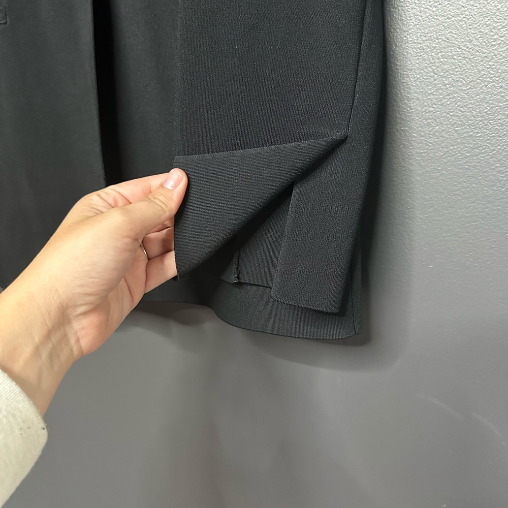 Theory Etiennette Stretch Knit Blazer Black M - Picture 5 of 9